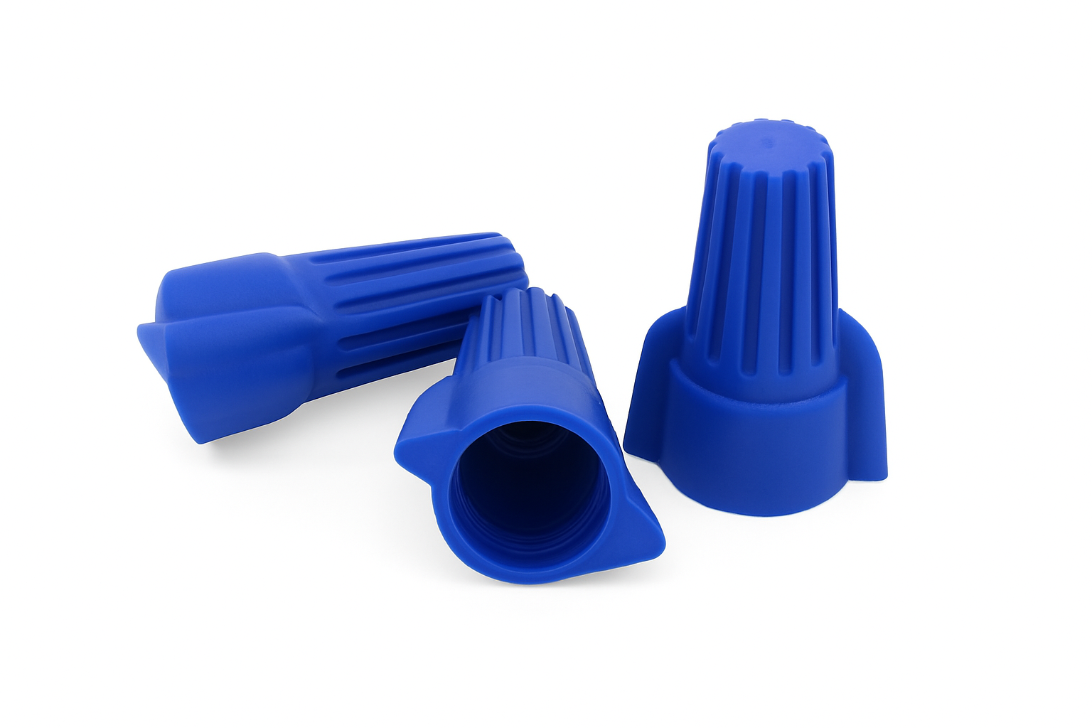 Large Blue Winged Wire Connectors - 100 Pack