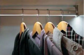 ABBA AP16F Black Aluminum Profile Wardrobe Rail - 80 Feet - Sonic Electric