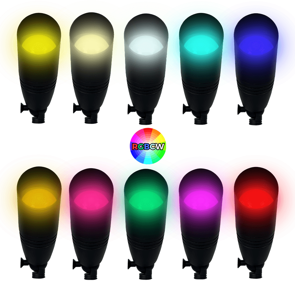 ABBA DL05R - RGBW 12V 8W RGBCW Smart LED Spot Light - 600 Lumens - Sonic Electric