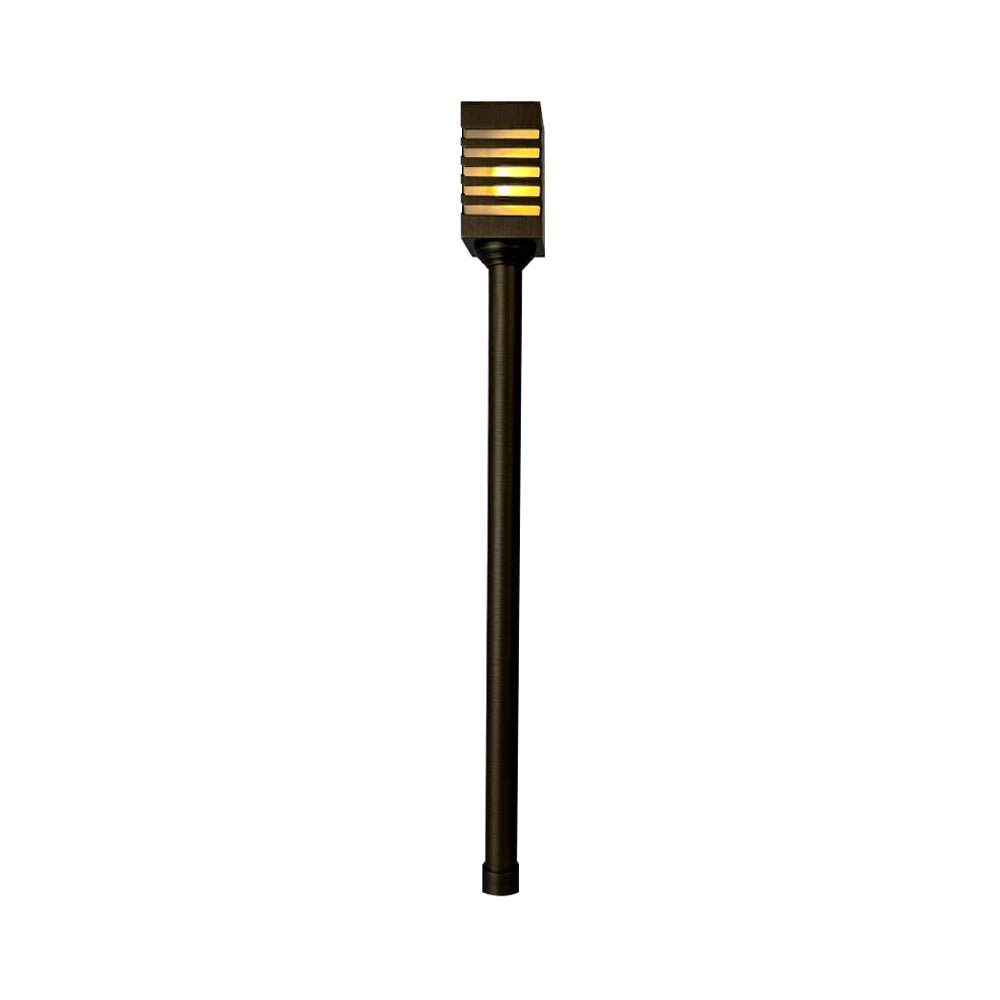 ABBA PLB24 Brass Retro Style Path Light - Sonic Electric