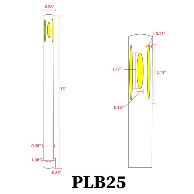 ABBA PLB25 Brass Retro Style Path Light - Sonic Electric