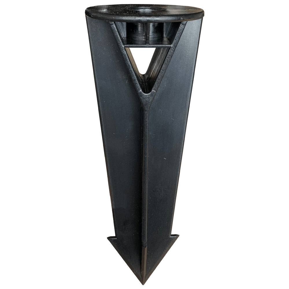 ABBA PS3 Black Plastic PVC Spike - Sonic Electric