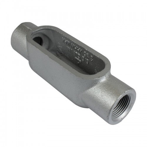 Orbit C7-50 Type C Threaded Conduit Body, Gray Iron Form 7, 1/2"