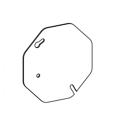 Orbit CB-B 4" Octagon Concrete Box Blank Cover - Galvanized