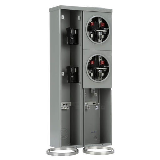 Siemens WEP2211 Uni-PAK Metering Panel – 2-Gang, 200A, Ring-Type, EUSERC Rated