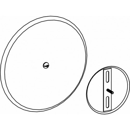 Orbit CP-5 5" Ceiling Cover Plate - White