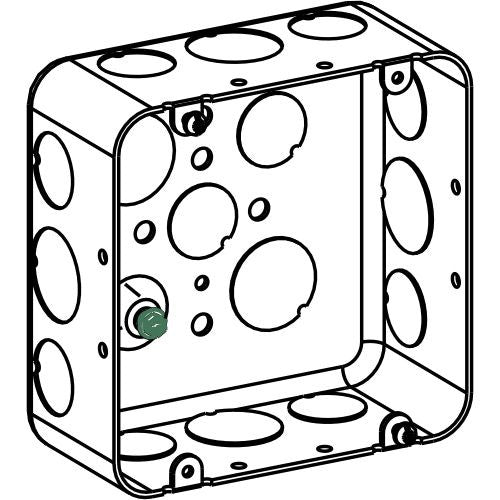 Orbit D5SDB-50/75 5 Square Drawn Box 2-1/8" Deep 50/75 KO