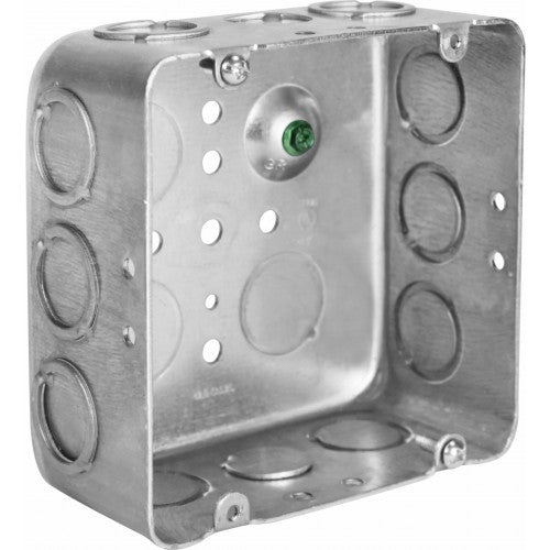 Orbit D5SDB-CKO-S 5 Square Drawn Special Box 2-1/8" Deep, 10-CKO 2-1/2" KO 3-3/4" KO