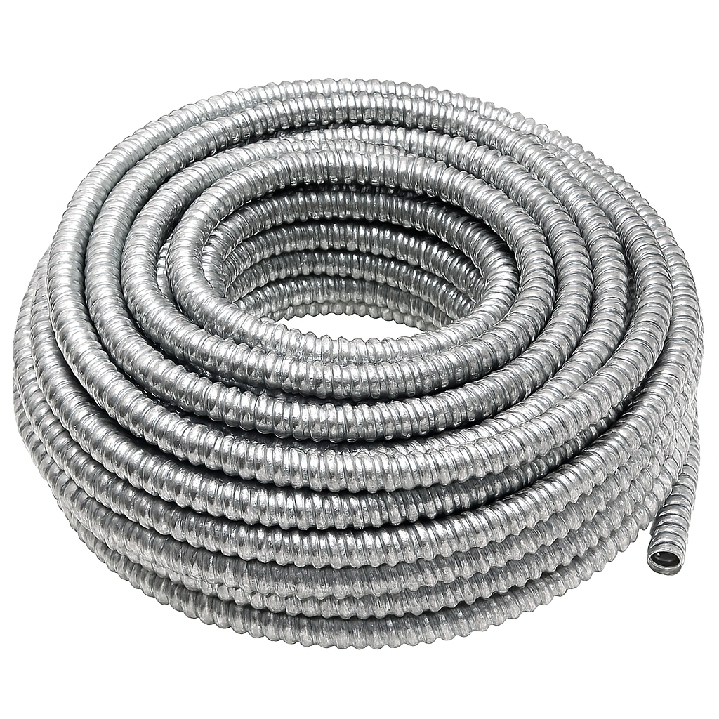 1-1/4" x 50 ft. Metallic Aluminum Flexible Conduit