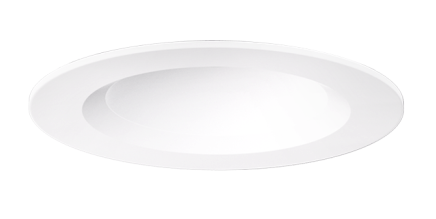 Elco Lighting E1AK02F30W 1" Round Recessed Architectural Oak Downlight, 3000K, 900lm, Beam Angle 38° - White Finish - Sonic Electric