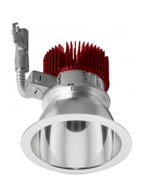 ELCO Lighting E410L1230C2 4" Reflector LED Light Engine Trims 12.8W, 3000K, 1250lm, 60 Deg - Chrome Finish - Sonic Electric