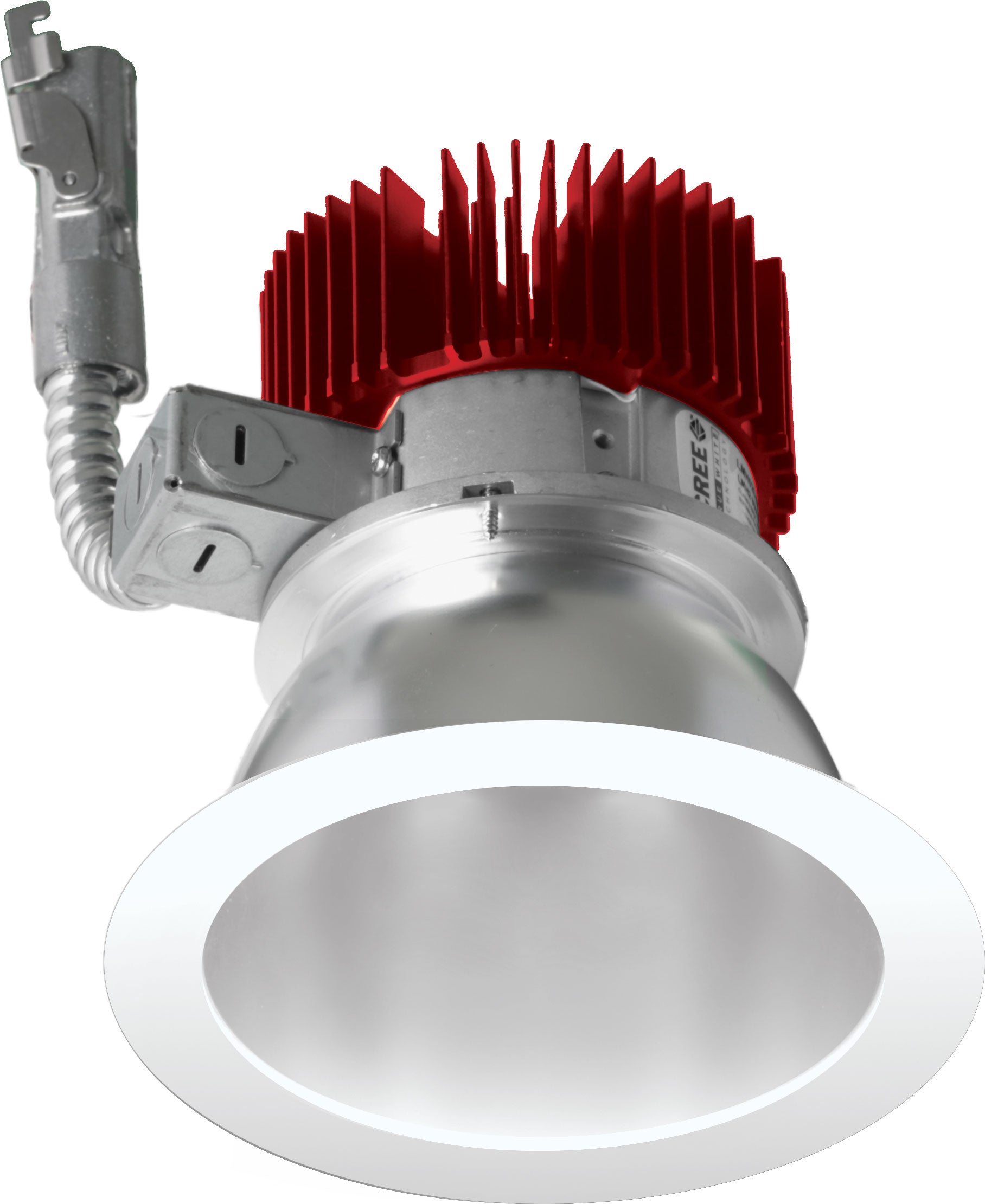 Elco Lighting E410L1640W2 4" Reflector LED Light Engine Trims, CCT 4000K, 1600lm, Beam Angle 60 Degree - White Finish - Sonic Electric