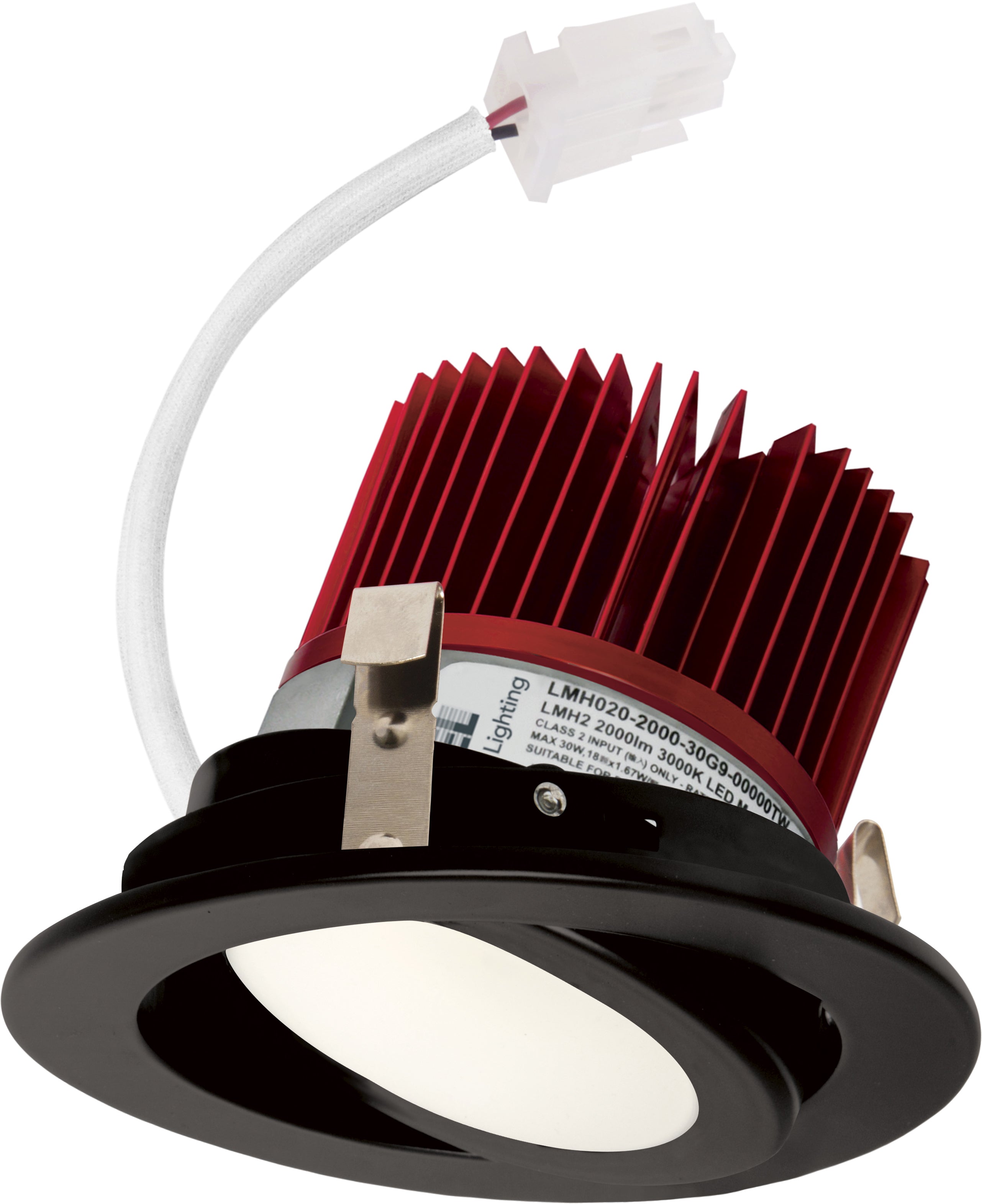 Elco Lighting E418C08SDBB 4" LED Light Engine with Adjustable Trim, 8.76W, 850lm, 60° Beam Angle - Black Finish - Sonic Electric