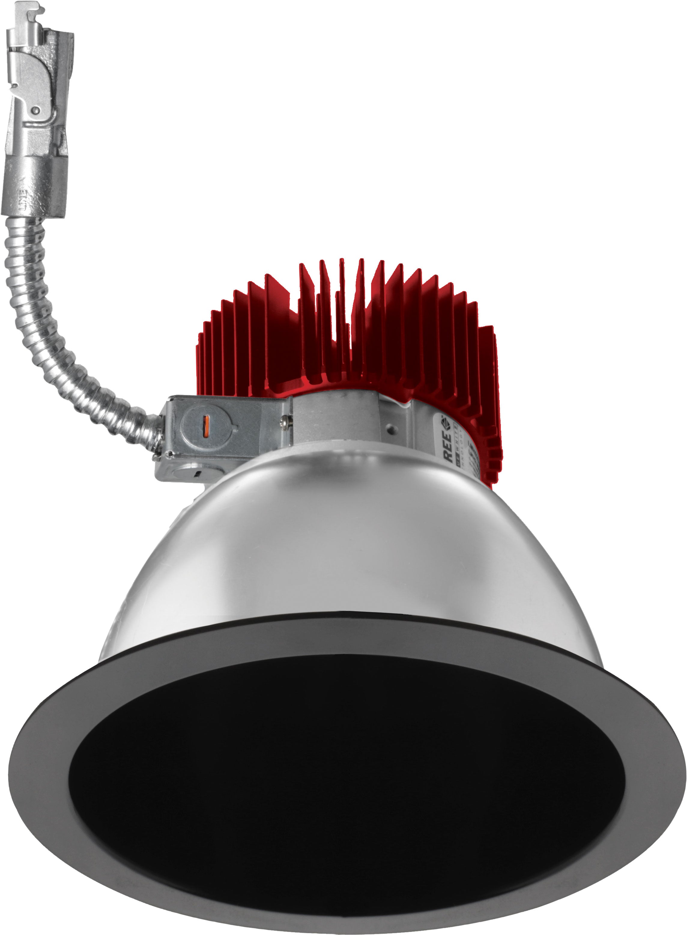 Elco Lighting E610L1640B2 6" Reflector LED Light Engine Trims, 18W, 1600lm, 4000K, 60° - Black Finish - Sonic Electric
