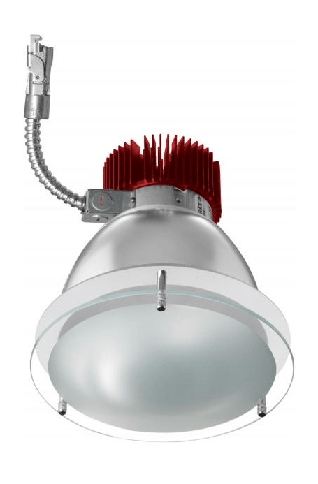 Elco Lighting E612L0835W2 6" LED Light Engine w/Drop Glass Trim 8.8W, 850lm, 3500K, 60° Beam - White Finish - Sonic Electric