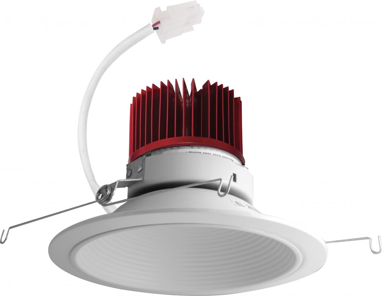 Elco Lighting E614C2050W2 6" LED Light Engine w/Baffle Trim 20.6W, 2000lm, 5000K Daylight, 60° Beam - White Finish - Sonic Electric