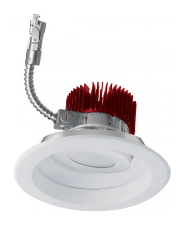 Elco Lighting E618L4035W2 6" LED Light Engine with Adjustable Trim 36.8W, 3500K, 4000lm, Beam Angle 60° - White Finish - Sonic Electric