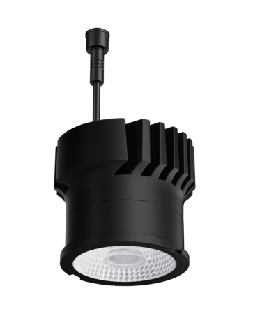 Elco Lighting EKCL2135D - S Canless Koto LED Module, 10.5W, 3500K, 950lm, Beam Angle 18° - Black Finish - Sonic Electric