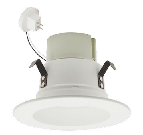 ELCO Lighting EL14140W 10W 4" LED Bi - Pin Retrofit Insert Reflector Trims 4000K - White Finish - Sonic Electric