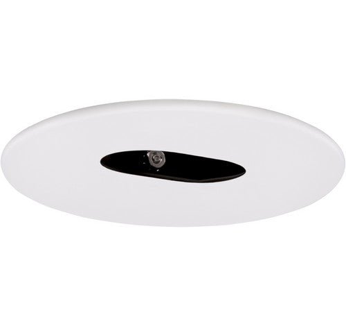 ELCO Lighting EL1430W 4" Adjustable Slot Aperture One Piece Trim - White Finish - Sonic Electric