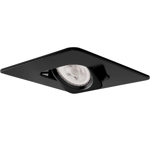 ELCO Lighting EL2443B 4" Square Adjustable Gimbal Trim - Black Finish - Sonic Electric