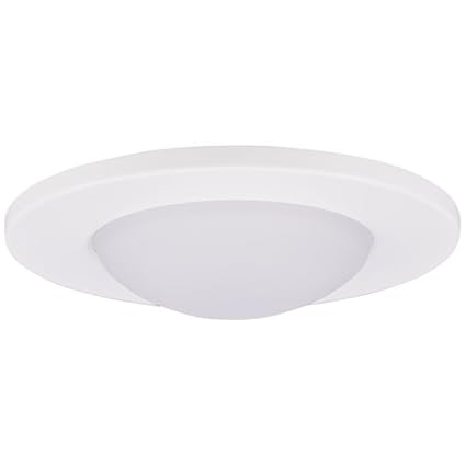 Elco Lighting EL2616W 3 - Inch Low Voltage Diecast Shower Trim with Domed Glass Lens - White Finish - Sonic Electric