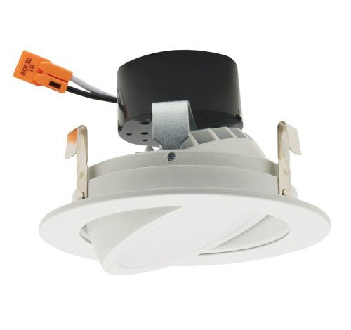 ELCO Lighting EL416CT3W 9W 4 Inch LED Adjustable Gimbal Insert 3 CCT - White Finish - Sonic Electric