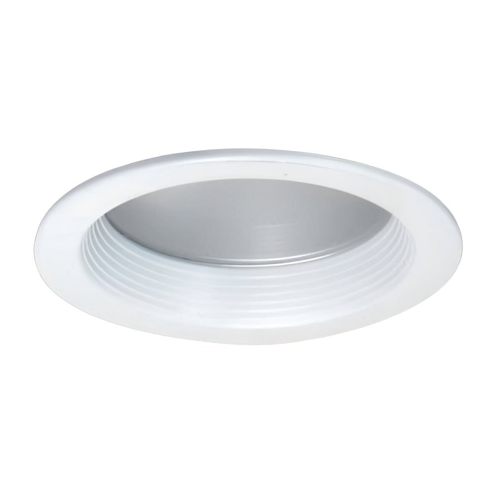 Elco Lighting EL5222W 5" Baffle Trim With Regressed Frosted Lens - White Finish - Sonic Electric