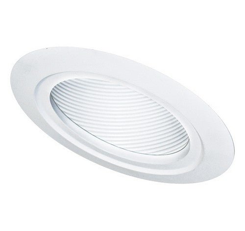 ELCO Lighting EL560W 5" Sloped Baffle with Adjustable Gimbal Ring Trim - White Finish - Sonic Electric