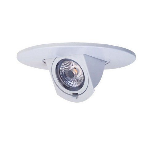 ELCO Lighting EL59730W 12.6W 5" Round LED Adjustable Pull - Down Insert 3000K - White Finish - Sonic Electric