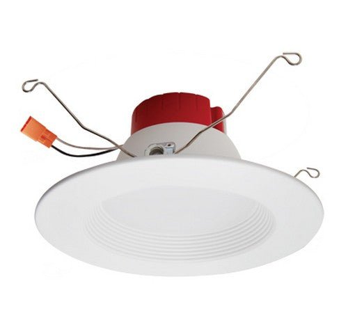 ELCO Lighting EL61230W 10W, 20W LED 5" or 6" Down Lighting Insert Baffle Trim - White Finish - Sonic Electric