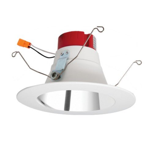 ELCO Lighting EL62527C 14W 5 Inch or 6 Inch Round LED Deep Reflector Insert Chrome with White Ring Finish 2700K 1000lm - Sonic Electric