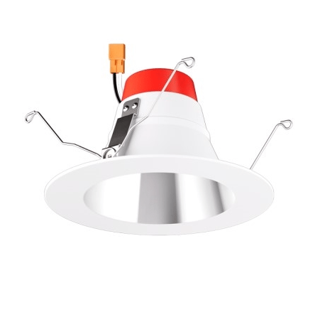 Elco Lighting EL625CT5C 5"/6" Five - Color Temperature Switch LED Deep Inserts, 15W, CCT 27/30/35/40/50K, 120V, Dimmable - Chrome/White Ring Finish - Sonic Electric