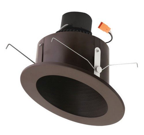 ELCO Lighting EL71430BZ 18W 6" Sloped Ceiling LED Baffle Insert 3000K, 1200lm - Bronze Finish - Sonic Electric