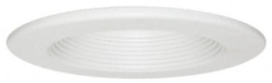 Elco Lighting EL7331W 6" Baffle Trims For LED Retrofit Kit - White Finish - Sonic Electric