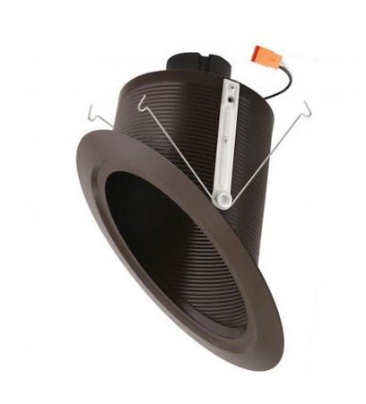 ELCO Lighting EL764CT5BZ 6 Inches Super Sloped Ceiling LED Baffle Inserts 18W, 1200lm - Bronze Finish - Sonic Electric