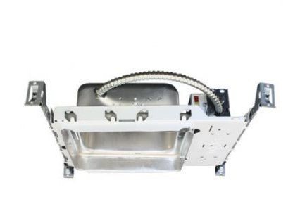 ELCO Lighting EL8SQ 8"es Incandescent Square Housing 75W, 120V - White Finish - Sonic Electric