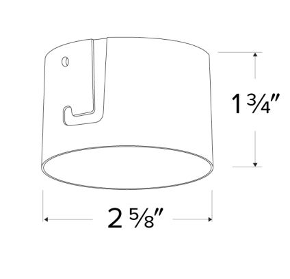 Elco Lighting ELK215W Pex 2"es Adjustable Trimless Reflector - White Finish - Sonic Electric