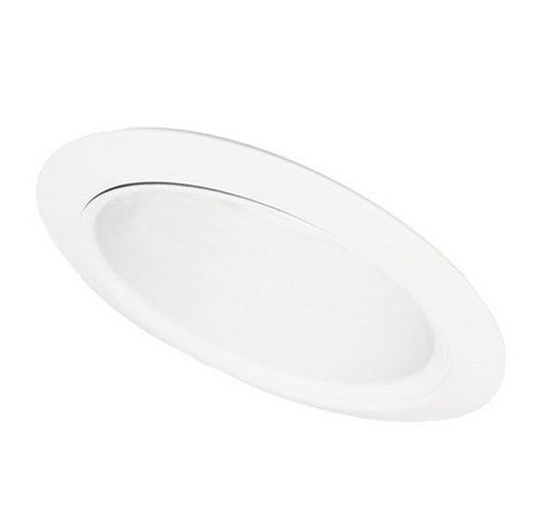 ELCO Lighting ELS531KW 5" Sloped Adjustable Reflector with Socket Bracket Trim - White Finish - Sonic Electric