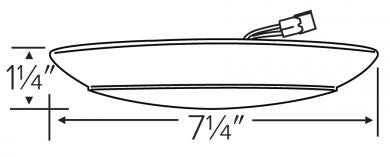 ELCO Lighting ELSF1127W 6" Alva LED Ceiling Mount Disk Light 13W, 2700K, 900lm - White Finish - Sonic Electric