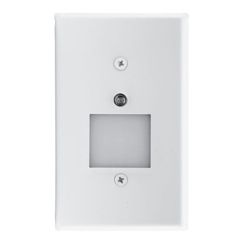 ELCO Lighting ELST69W Mini Photocell LED Step Light with Frosted Acrylic Lens 0.75W, 3000K, 50lm, 120V - White Finish - Sonic Electric