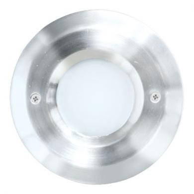ELCO Lighting ELST8630N Round Mini LED Step Light with Open Faceplate 3W 3000K 120V - Nickel Finish - Sonic Electric