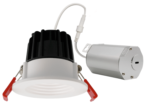 ELCO Lighting ERT21430W 2" LED Round Baffle 3000K - White Finish - Sonic Electric