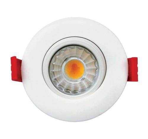 ELCO Lighting ERT31830W Elm System 3" Ultra Slim LED Gimbal Lights, 600lm - White Finish - Sonic Electric