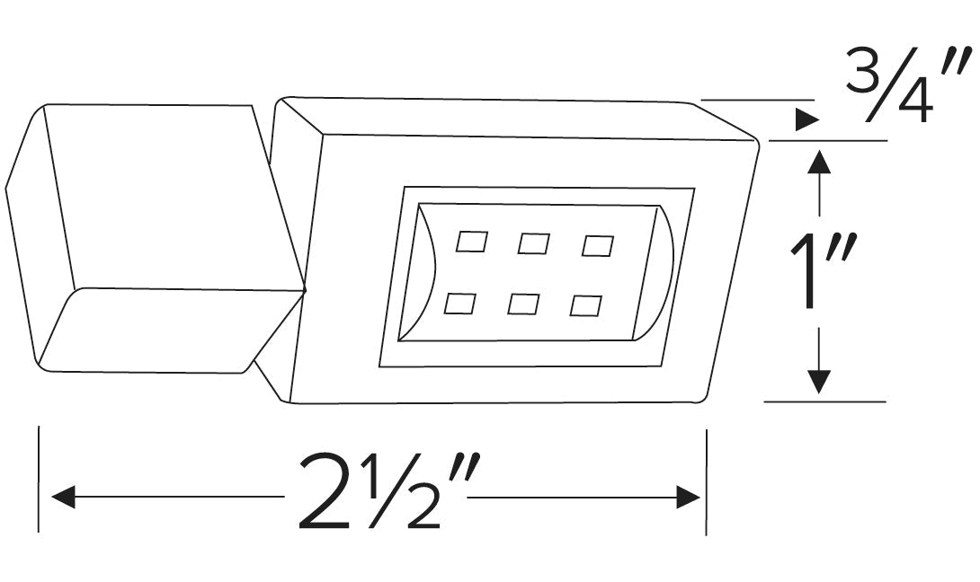 Elco Lighting ET2193W Miniature LED Mini Track Fixtures, 3000K, 120lm - White Finish - Sonic Electric
