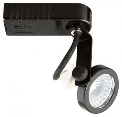 ELCO Lighting ET526W Electronic Low Voltage Gimbal Ring Track Fixture 50W 12V - Black Finish - Sonic Electric