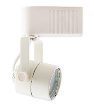 ELCO Lighting ETLD528W Low Voltage LED Cylinder Track Fixture 50W 12V Triac - White Finish - Sonic Electric
