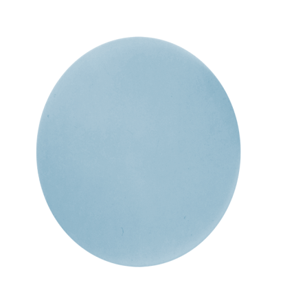 Elco Lighting L52 43mm Diameter 2 Mil Thick Blue Lens - White Finish - Sonic Electric