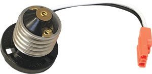 ELCO Lighting PSA30 LED Adapters Socket adapter. Med. base to Ideal LED Connector - Black Finish - Sonic Electric