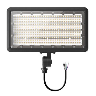 Envision LED - FL - 3P150 - TRI - BL - KNYK - PC - 120W - 30K, 120 - 277V, Mini Area Floodlights XS - Line - Black - Sonic Electric